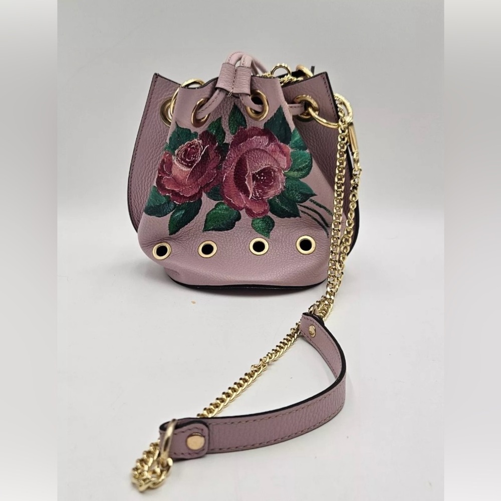 Vera Pelle leather bucket bag